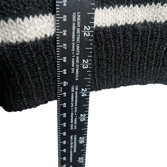 Knit Knacks Sweater Women's XS Black Floral Pullover Vintage Short Sleeve - Picture 5 of 8